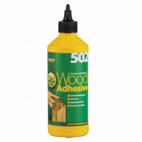 Everbuild 502 All Purpose Weatherproof Wood Adhesive 500ml