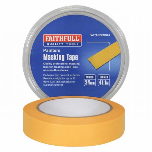 Faithfull Edge Masking Tape 24mm x 41.1m