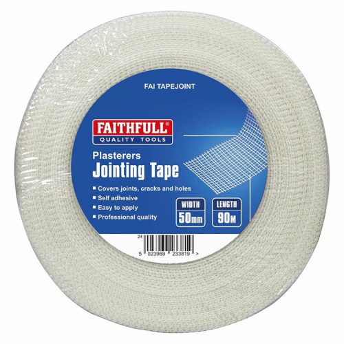 Faithfull TAPEJOINT PT1-50 Plasterers Joint Tape 50mm x 90m