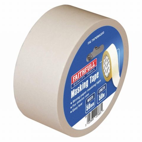 Faithfull Masking Tape 50mm x 50m