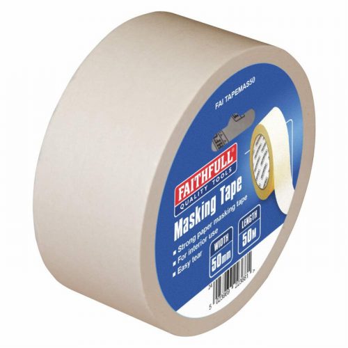 Faithfull Masking Tape 50mm x 50m