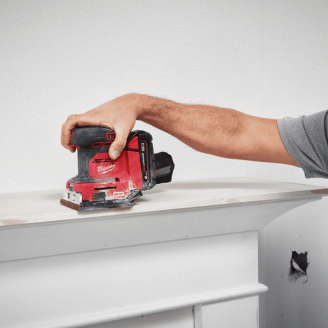 Milwaukee M18BQSS-0 18V Quarter Sheet Sander - Body - Image 6