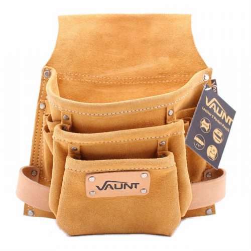 Vaunt VNT26001 Suede Leather Pouch 9 Pocket