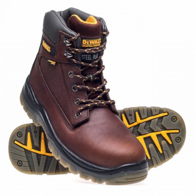 DeWalt Titanium Size  9 UK 43 EU Tan Waterproof Boots - Image 5