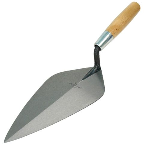 Marshalltown M3412  12″ Brick Trowel Wide London Pattern-Wood