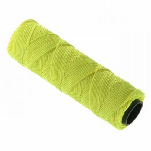 Marshalltown M632 Braided Nylon Mason’s Line Fluro Yellow 76.2m