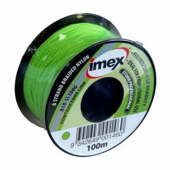 Imex 0-18-SL100G 100m 8 Braid Green Stringline