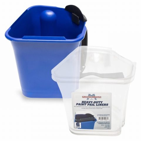 Marshalltown EDI-29265 Heavy-Duty Paint Pail Liners – 6 Pack