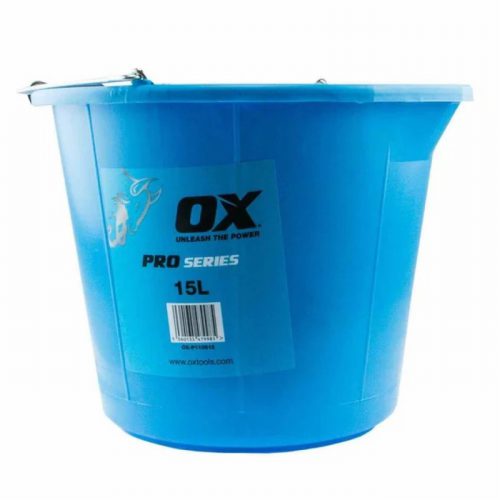 OX Tools OX-P110515  Pro Invincible 15L Blue Bucket