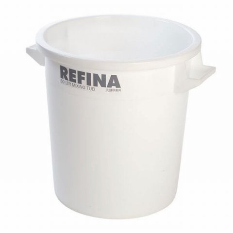 Refina 321011  50L  Plastic Mixing Tub White