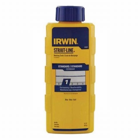 Irwin STL64901 Strait-Line 227g (8oz) Chalk Refill Blue