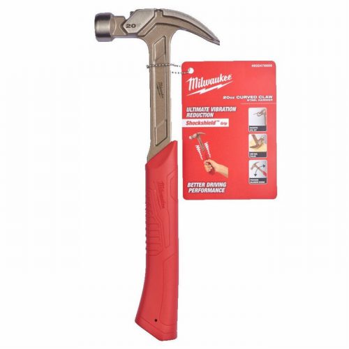 Milwaukee 4932478656 20oz Steel Curved Claw Hammer