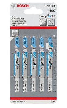 Bosch T118B Metal Jigsaw Blades