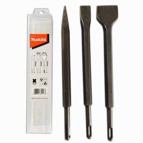 Makita D-30134 SDS Plus Chisel Set – 3 Piece