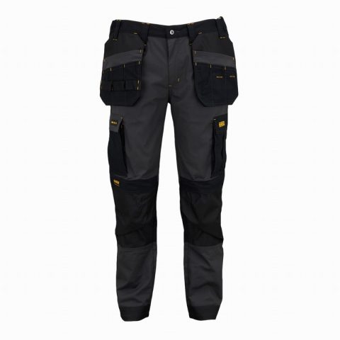Dewalt Albany Slim Work Trousers Grey/Black