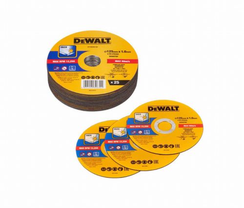 Dewalt DT20594-QZ 125mm Metal Bonded Cutting Discs – Pack of 25