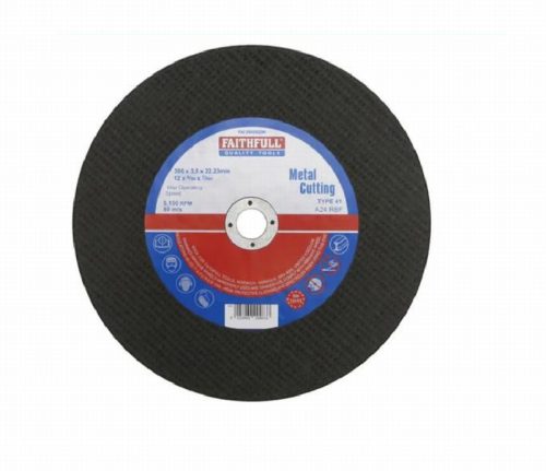 Faithfull Metal Cut Off Disc 300 x 3.5 x 22.23mm