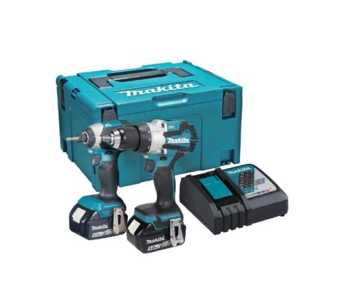 Makita DLX2507TJ 18V LXT Brushless 2 Piece Kit, 2x 5.0Ah Batteri