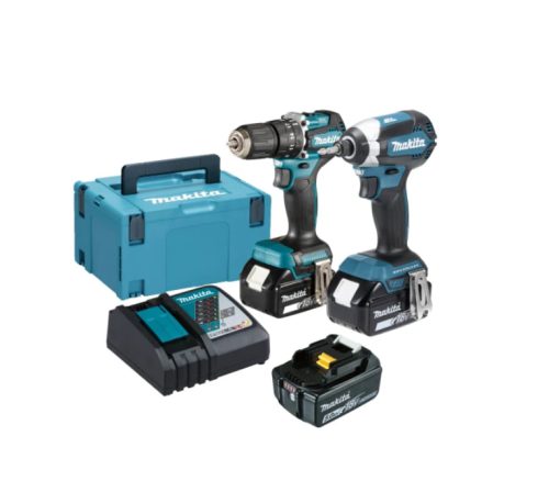 Makita DLX2460TJ 18v LXT Combi Drill & Impact Driver Combo Kit