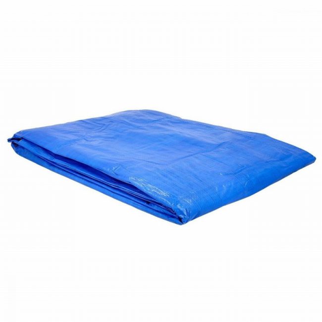 TOUGH MASTER TM-P946  4x6m Water Resistant Tarpaulin Sheet Blue - Image 2