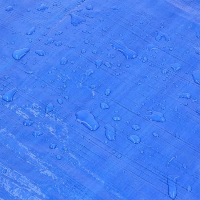 TOUGH MASTER TM-P946  4x6m Water Resistant Tarpaulin Sheet Blue - Image 5