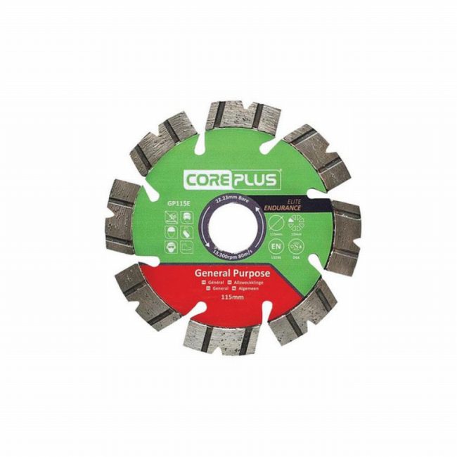 Core Plus CORDBGP115E 115x22mm General-Purpose Diamond Blade