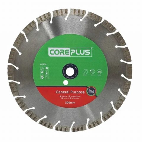 CorePlus GP300 300mm x 20mm General-Purpose Hybrid Diamond Blade