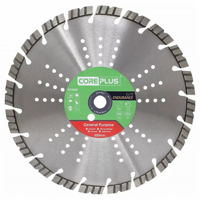 Core Plus CORDBGP300E Elite General-Purpose Diamond Blade300x20m