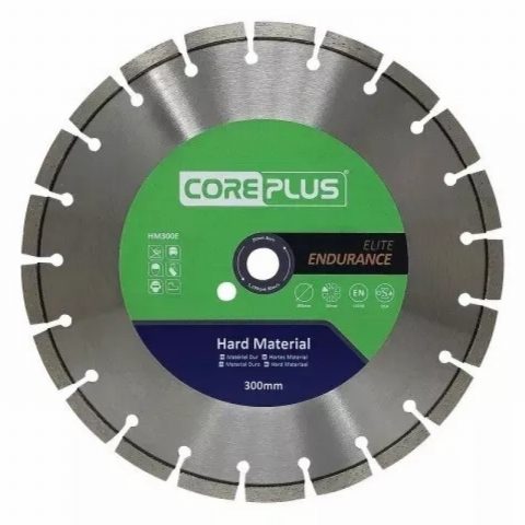 Core Plus CORDBHM300E 300x20mm Hard Material Turbo Diamond Blade