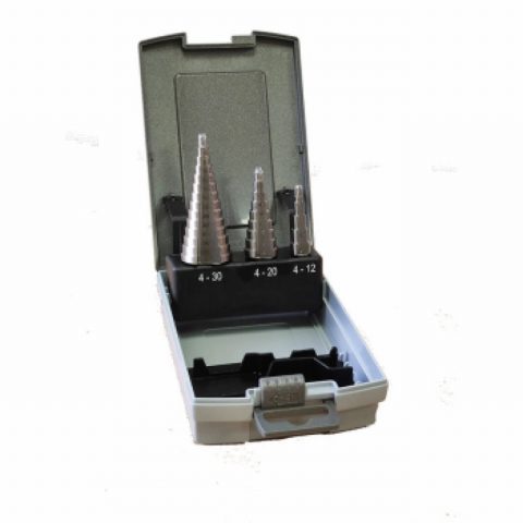 Kamtec KSDSSET3 Straight Step Drill Set – 3 piece