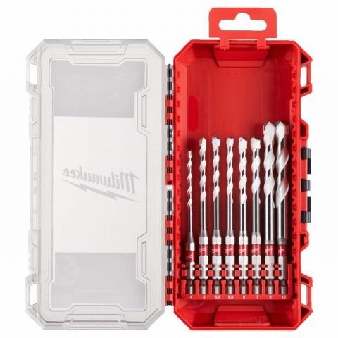 Milwaukee 4932493872 Multi Material Drill Bit Set – 8 Piece