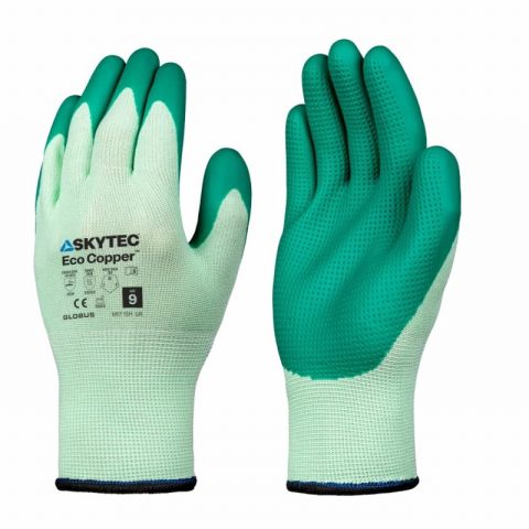 Skytec SKG00051E Eco Copper Green Polyester Work Gloves