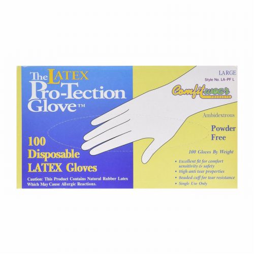 Sa & moos disposable latex gloves 100 pack