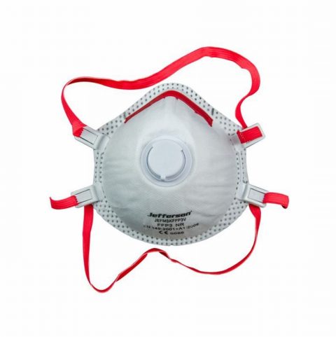 Jefferson JEFMSKFFP3V-02 FFP3 Valved Mask – Pack of 2