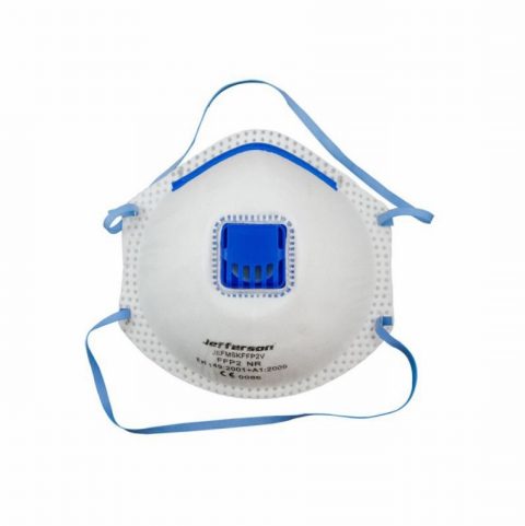 Jefferson JEFMSKFFP2-03 FFP2 Valved Mask – Pack of 3