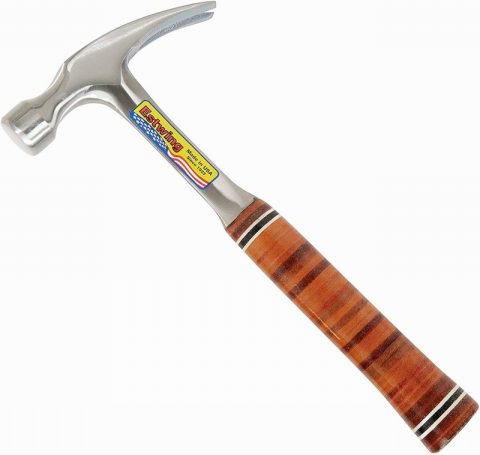 Estwing ESTE16S 450g (16oz) Straight Claw Hammer – Leather Grip