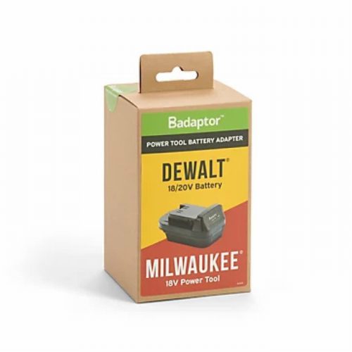 Badaptor – DeWalt to Milwaukee 18V Battery Adapter