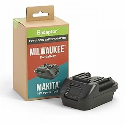 Badaptor MILMAKBX Milwaukee to Makita 18V Battery Adapter
