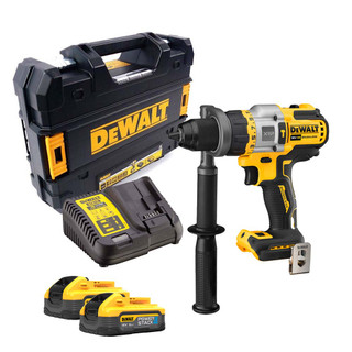 DeWalt DCD999H2T-GB 18V 2x5Ah BL 3 Speed Hammer Drill Kit