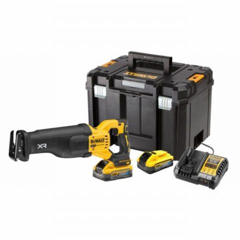 DeWalt DCS386H2T-GB 18V Cordless Brushless Reciprocating Saw Kit