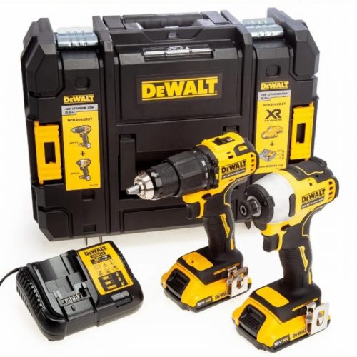 Dewalt DCK2062D2T 18V XR Brushless 2 Piece Kit with 2x 2.0Ah Bat