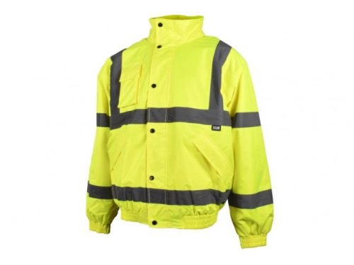 Skan – M-(41in) Hi-Vis Yellow Bomber Jacket