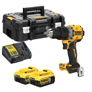 Dewalt DCD805P2T 18V XR G3 Brushless Combi Drill, 2x 5.0AhBatter