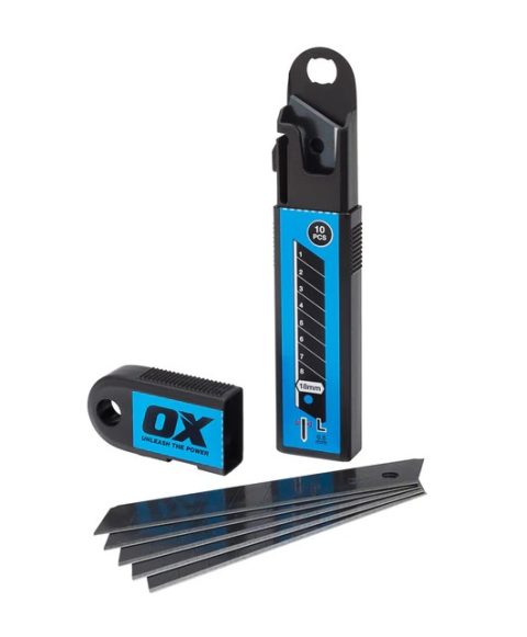 OX OX-P223910  18mm Pro Snap Off Knife Blades – Pack 10