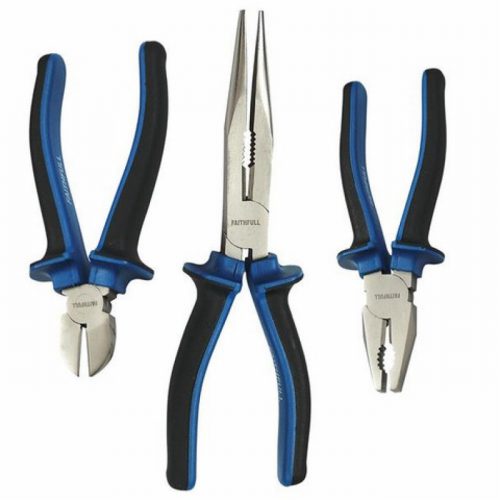 Faithfull Handyman Pliers Set; 3 Piece