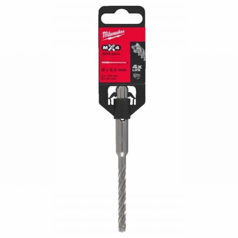 Milwaukee 4932492017 6.5mm x 115mm SDS-Plus MX4 Drill Bit