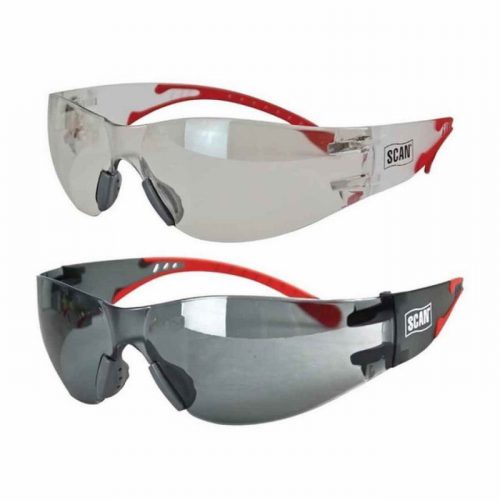 Scan Flexi-Spec Safety Glasses Twin Pack