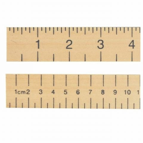 R.S.T. RST670 Hardwood 1 Metre Stick Plain
