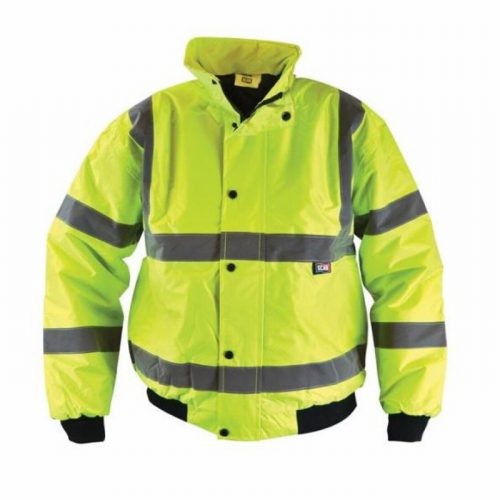 Scan SCAHVBJXXXL Hi-Vis Bomber Jacket Yellow – XXXL (56in)