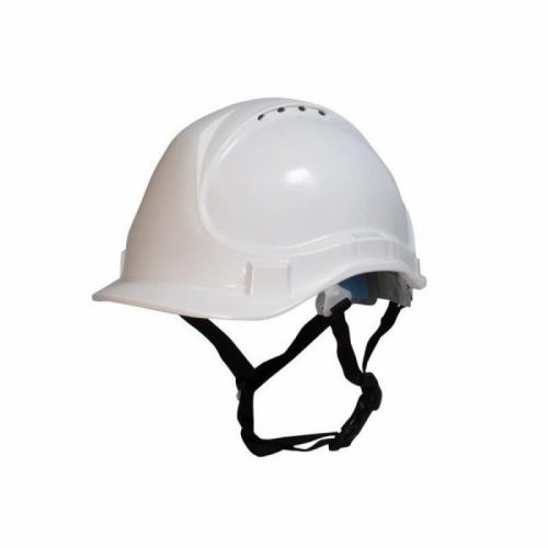 Scan SCAPPESHSPW Short Peak Safety Helmet White